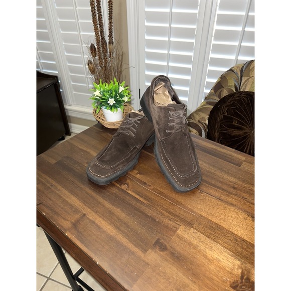 Mens Salvatore Ferragamo Brown Vintage Dress Shoe M 9 main image 7